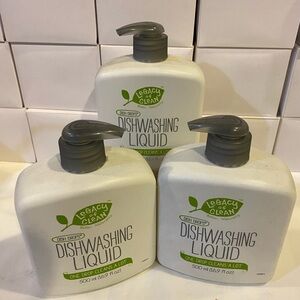 New! 3Pc Dishwashing Liquid bottle set,